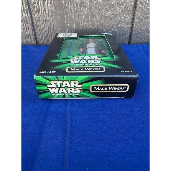 Star Wars Mace Windu Action Figure Episode I Sneak Preview Power Of The Force - Picture 6 of 6